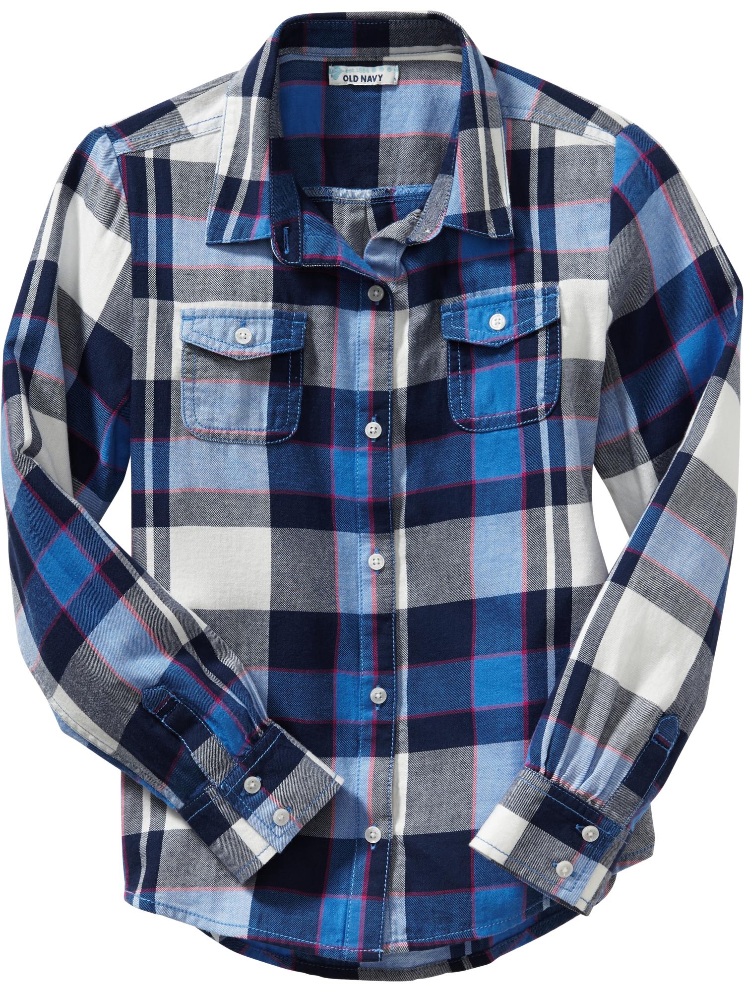 old navy girls plaid shirt