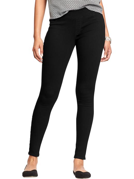 View large product image 1 of 2. Women's Pull-On Black Jeggings