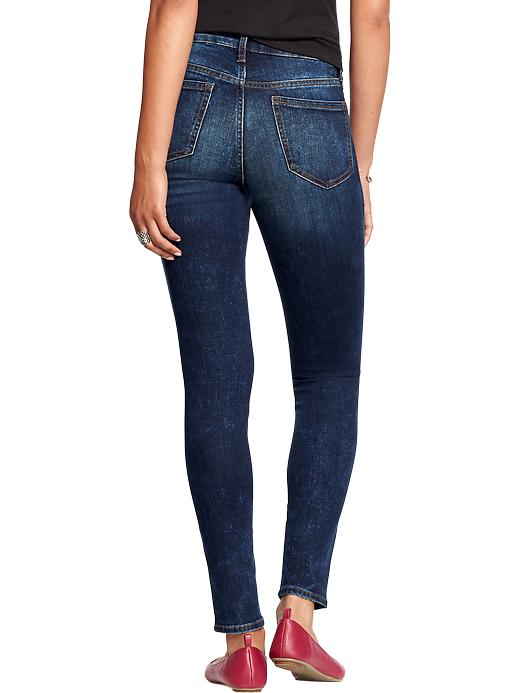 View large product image 2 of 2. Women's The Rockstar Mid-Rise Super Skinny Jeans