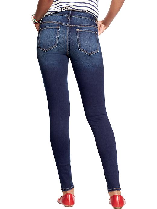 View large product image 2 of 2. Low-Rise Rockstar Super-Skinny Jeans