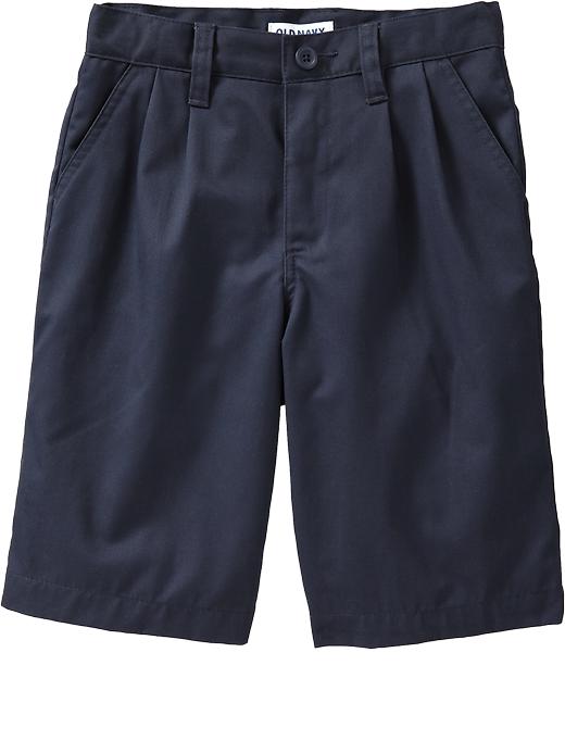 View large product image 1 of 1. Pleated Uniform Shorts for Boys