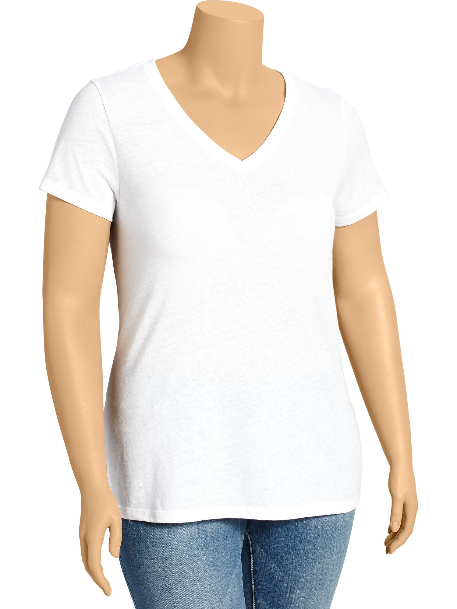 Clementine Apparel Womens Blue Short Sleeve V-Neck T-Shirt Soft