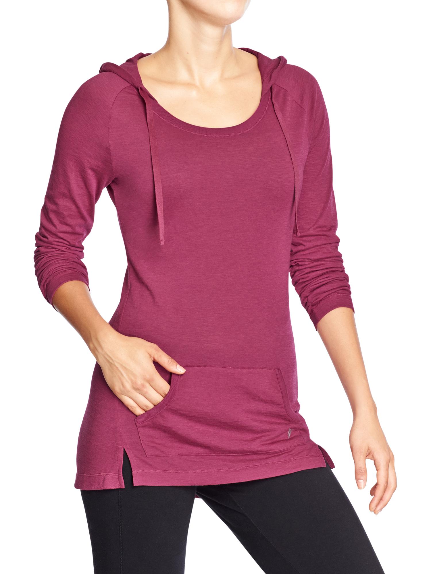 Women's Burnout Hooded Tunics Old Navy
