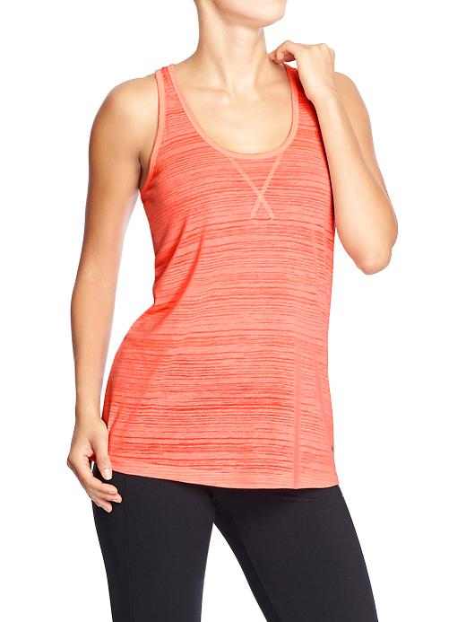 View large product image 1 of 1. Women's Old Navy Active Knotted Racerback Tanks