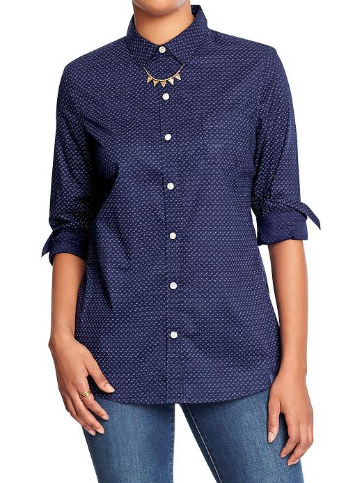 View large product image 1 of 1. Women's Classic Patterned Shirts