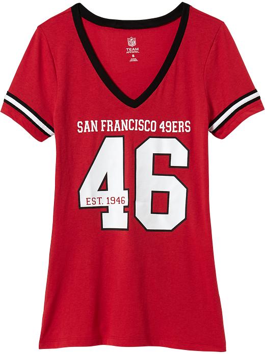 View large product image 1 of 1. NFL&#174 Team V-Neck Tee