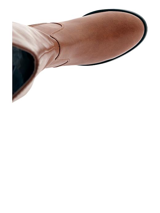 Image number 3 showing, Wide-Calf Plus-Size Riding Boots