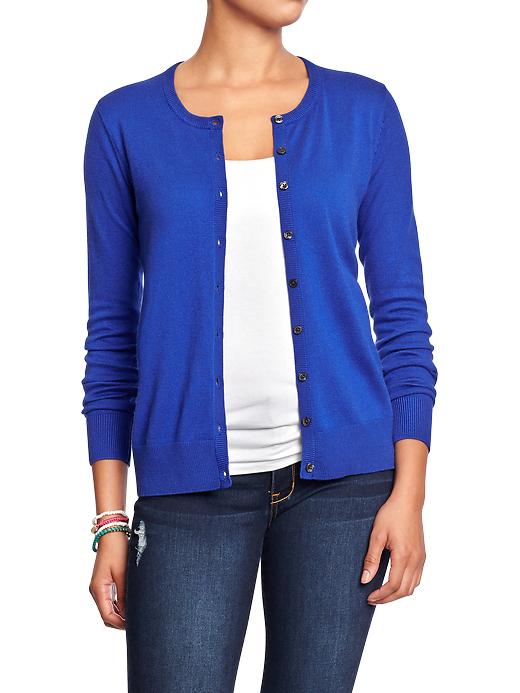 View large product image 1 of 1. Women's Crew-Neck Cardigans