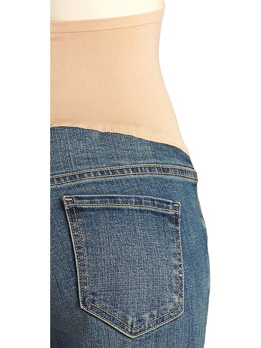 View large product image 2 of 2. Maternity Full-Panel Boot-Cut Jeans