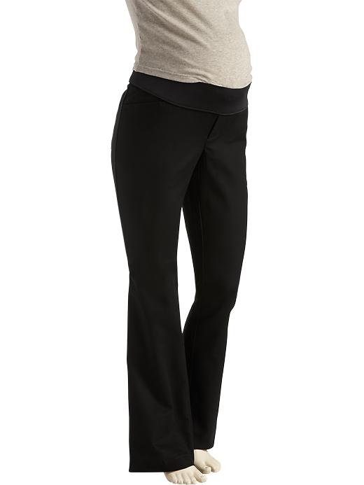 View large product image 1 of 2. Maternity Low Panel Dress Pants
