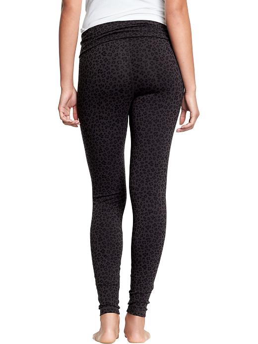 View large product image 2 of 2. Adjustable-Rise Go-Dry Yoga Pants for Women