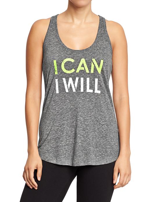 View large product image 1 of 2. Go-Dry Graphic Tank for Women