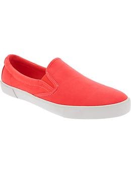Women's Canvas Slip-Ons | Old Navy