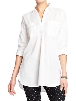 Women's Linen-Blend Tunics | Old Navy