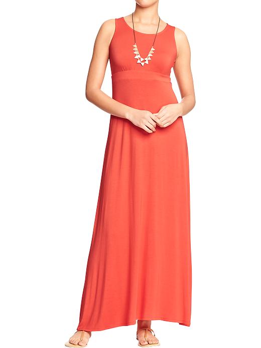 View large product image 1 of 1. Women'S High-Neck Maxi Tank Dresses