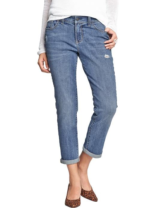 View large product image 1 of 1. Women's Cuffed Denim Capris