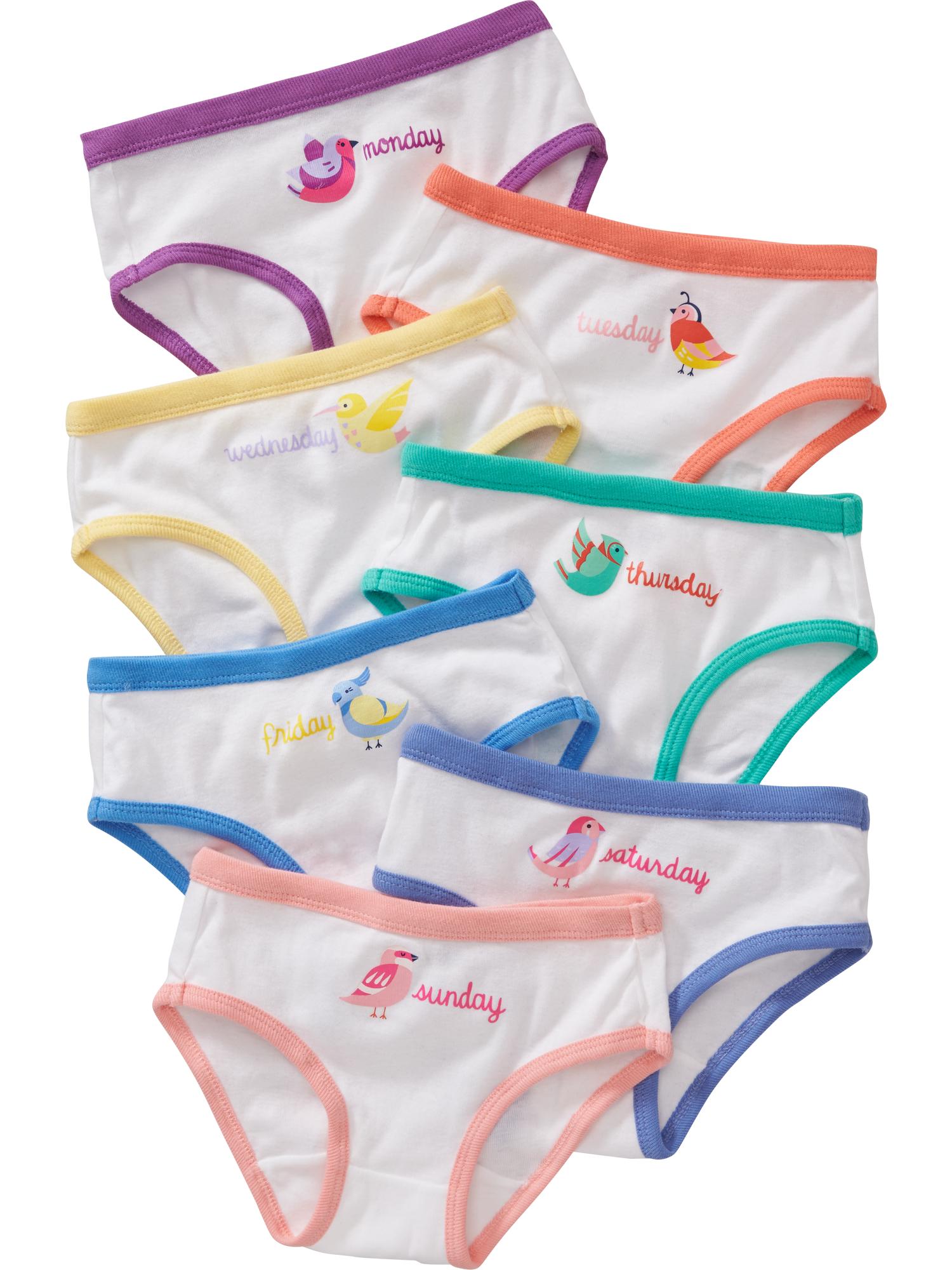 Day-of-the-Week Underwear 7-Packs for Baby