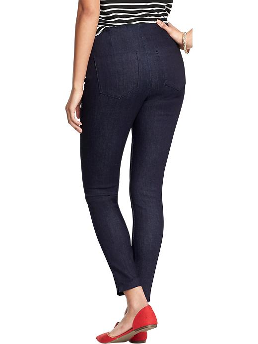 View large product image 2 of 2. Women's Plain-Front Cropped Jeans
