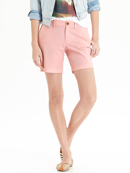 View large product image 1 of 1. Women'S Stretch Twill Shorts - 7 inch inseam