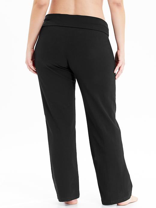 View large product image 2 of 2. Plus-Size Yoga Pants