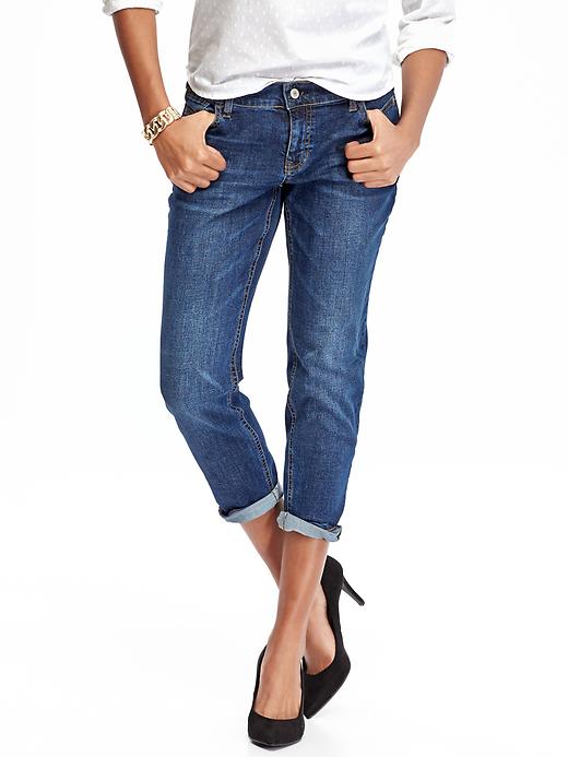 View large product image 1 of 2. Women's Boyfriend Skinny Ankle Crop Jeans (24")