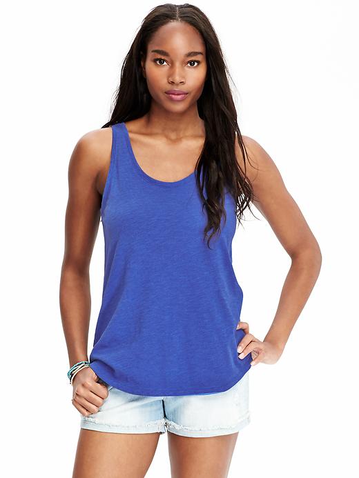 View large product image 1 of 2. Relaxed Slub-Knit Tank