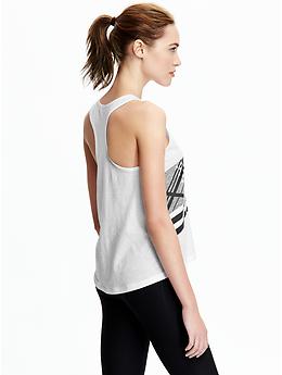 View large product image 2 of 2. Women's Go-Dry Cool Graphic Cropped Tanks