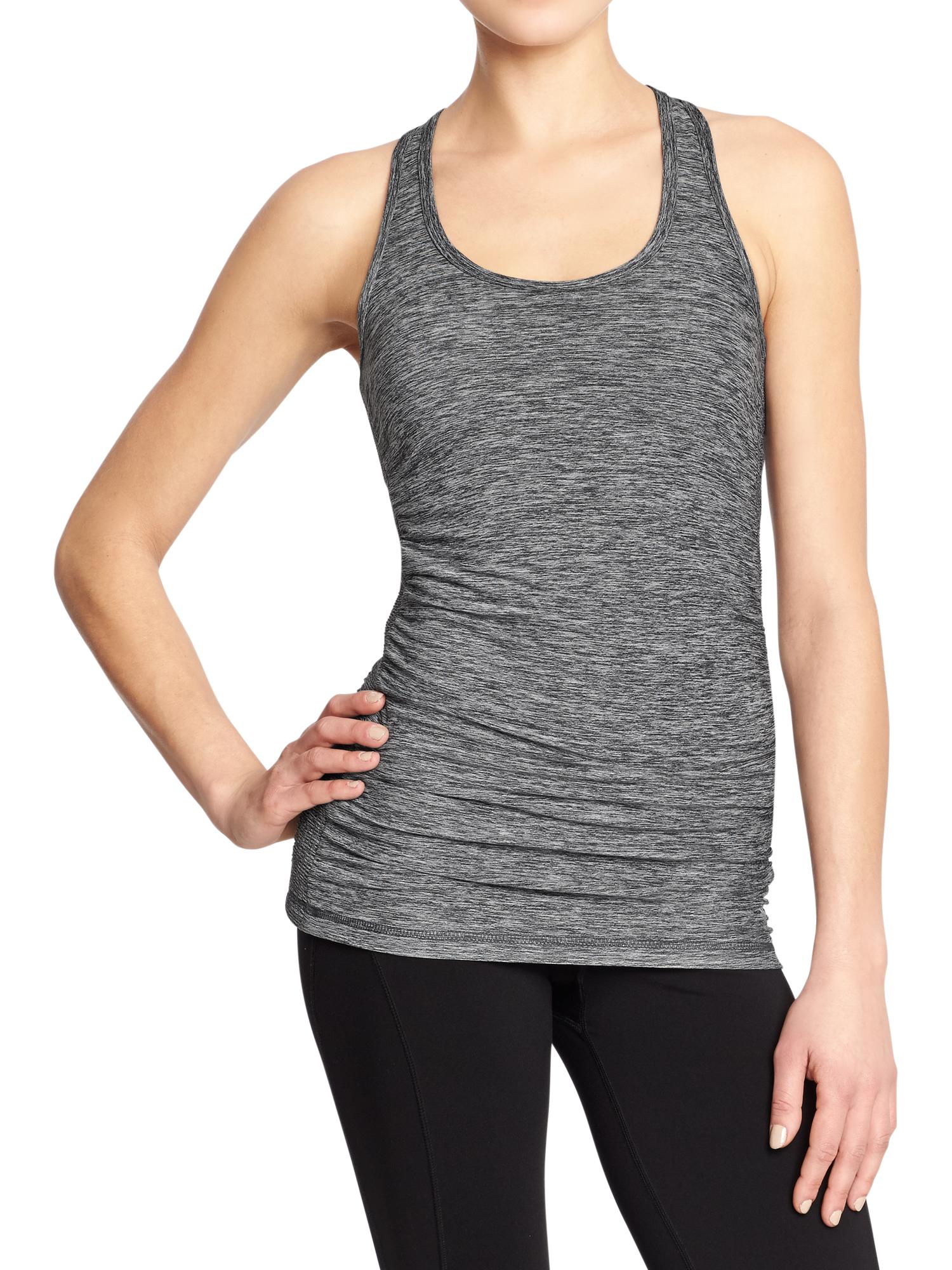 Go-Dry Ruched Tank | Old Navy