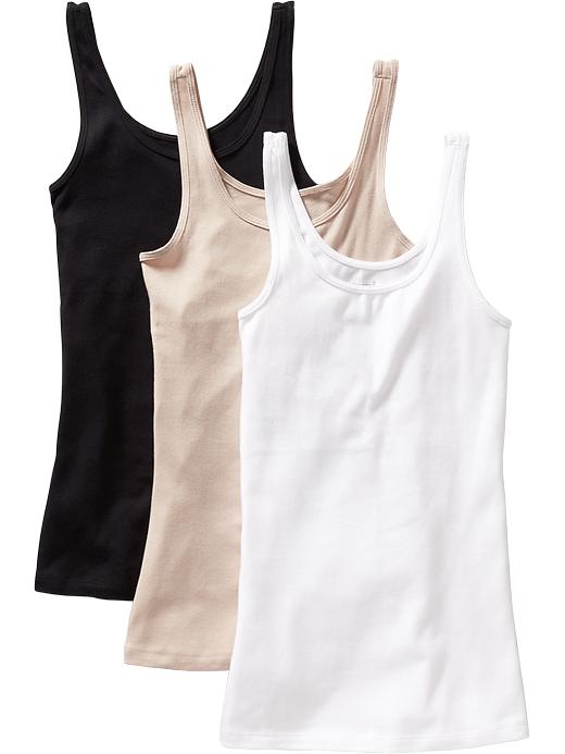 View large product image 1 of 3. Multi-Color 3-Pack Cami Tank