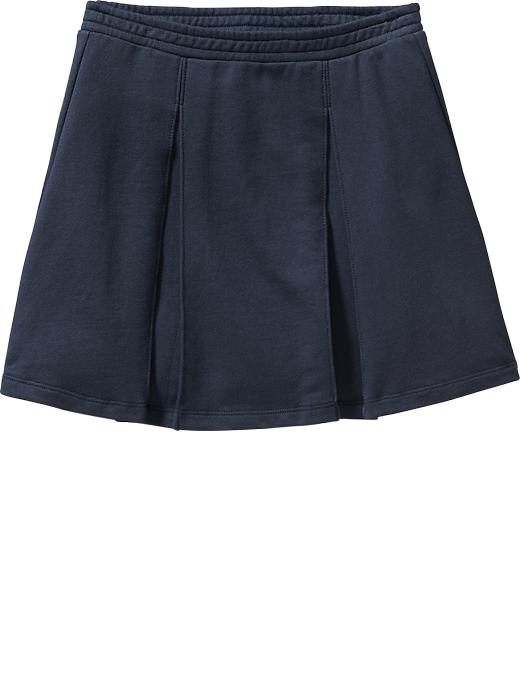 View large product image 1 of 1. Girls Uniform Terry-Fleece Skirts