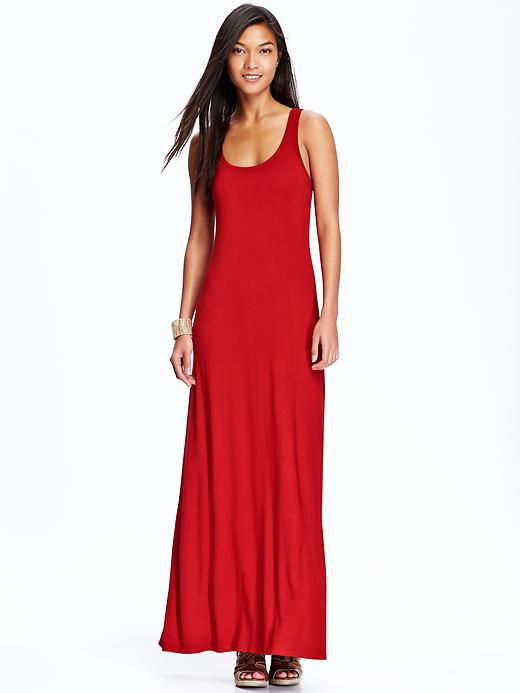 View large product image 1 of 2. Women's Jersey Tank Maxi Dresses