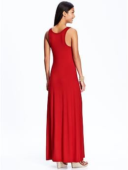 View large product image 2 of 2. Women's Jersey Tank Maxi Dresses