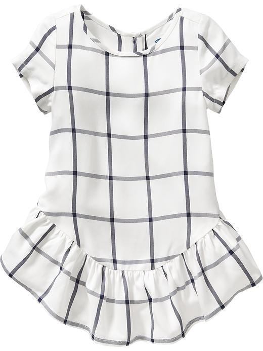 View large product image 1 of 2. Windowpane-Plaid Dresses for Baby