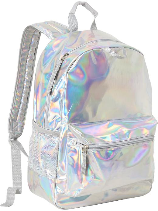 View large product image 1 of 1. Girls Iridescent Backpacks