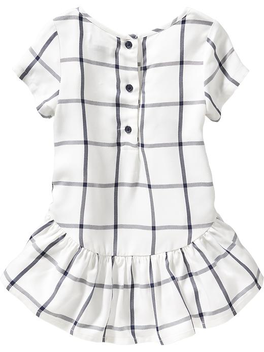 View large product image 2 of 2. Windowpane-Plaid Dresses for Baby