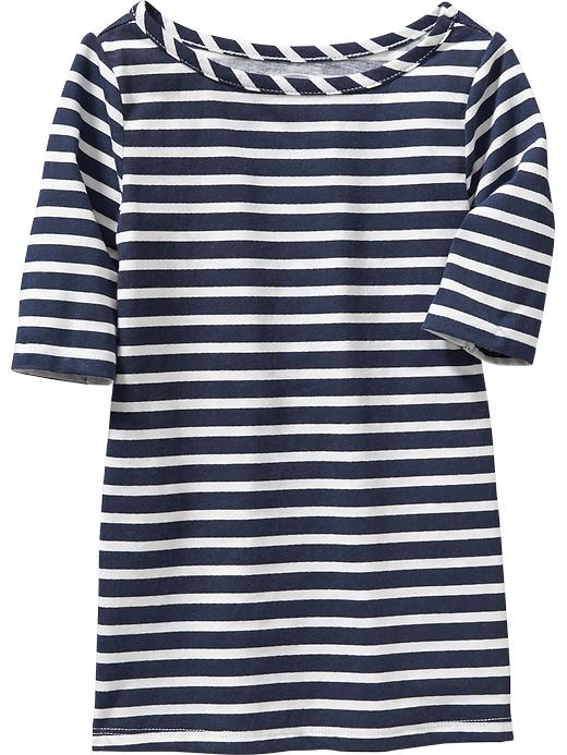 View large product image 1 of 1. Striped Shift Dresses for Baby