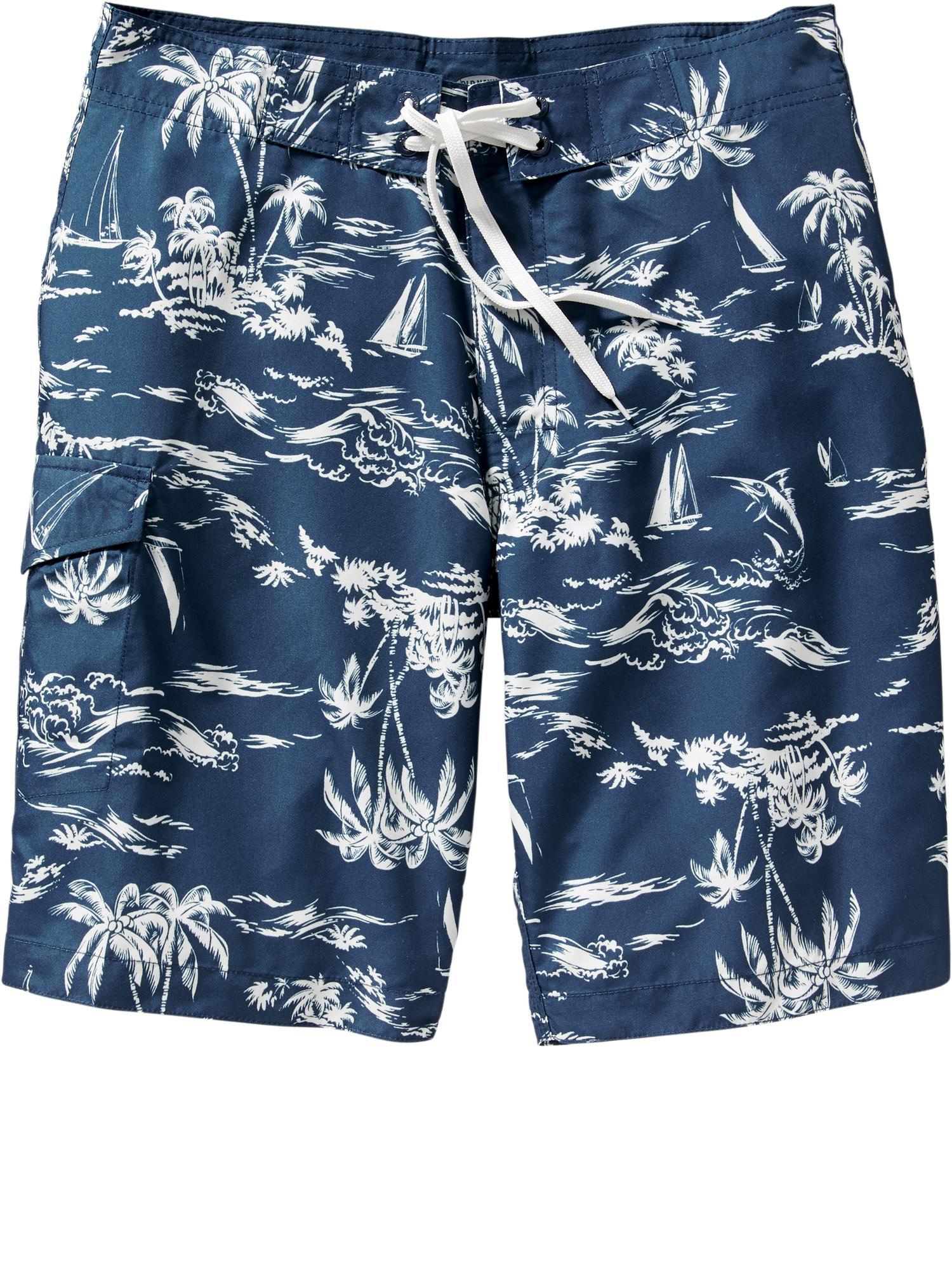 Men's Patterned Board Shorts (10