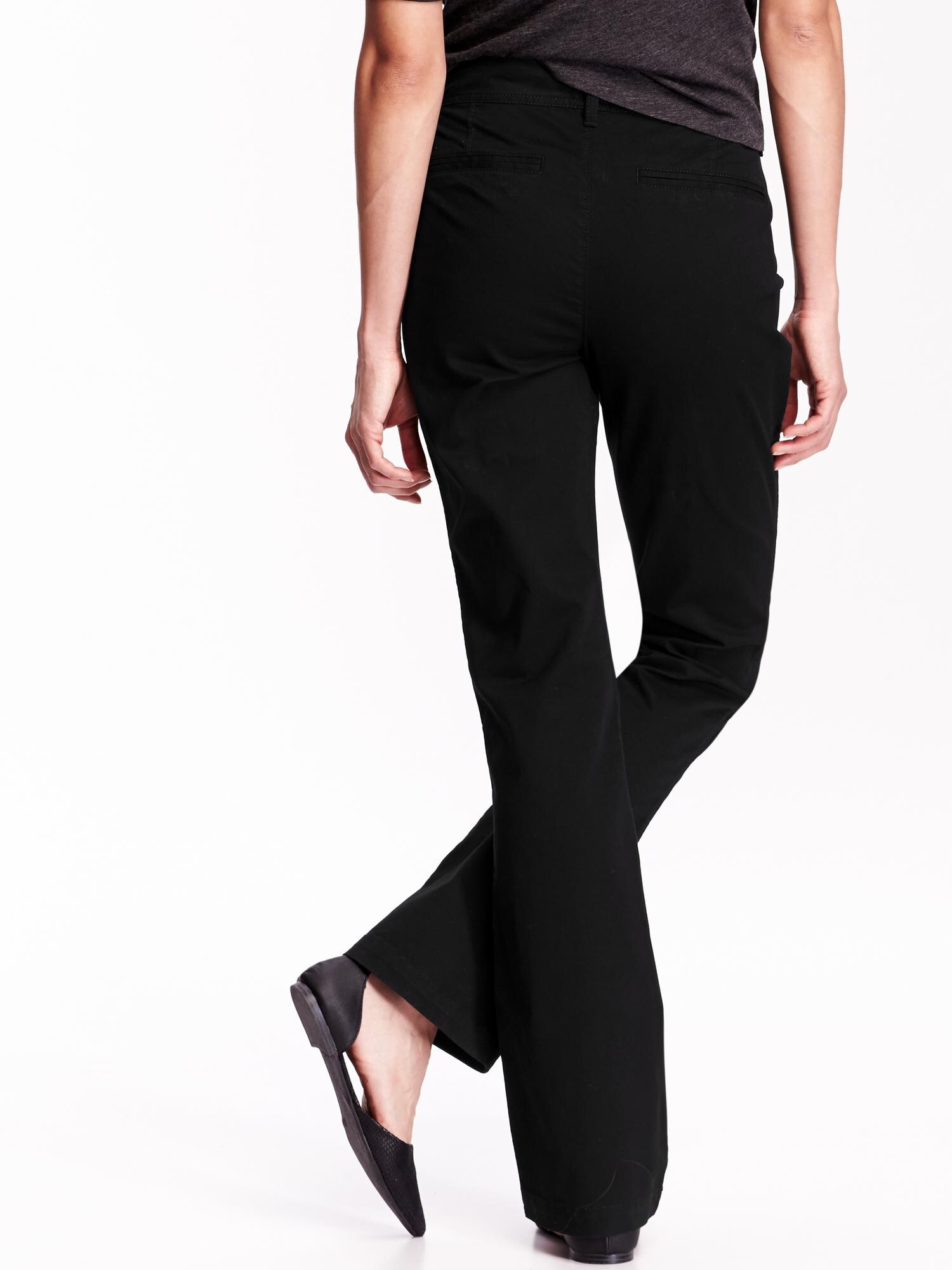 old navy bootcut khakis women's