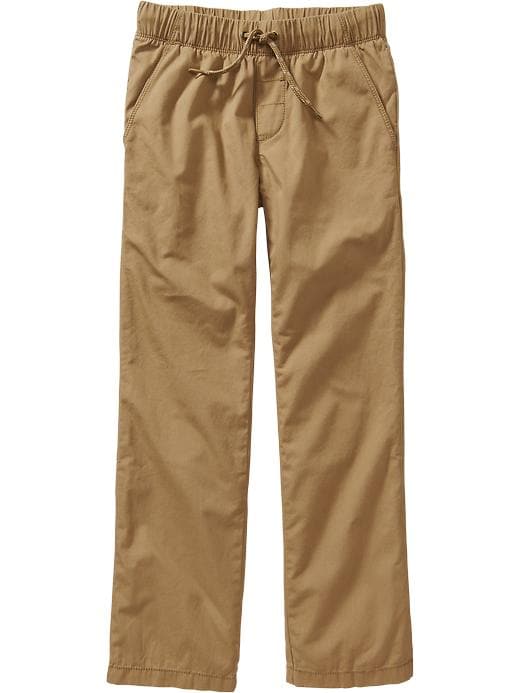 View large product image 1 of 2. Pull-On Canvas Pants