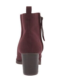 Image number 3 showing, Faux-Suede Zip Ankle Boots