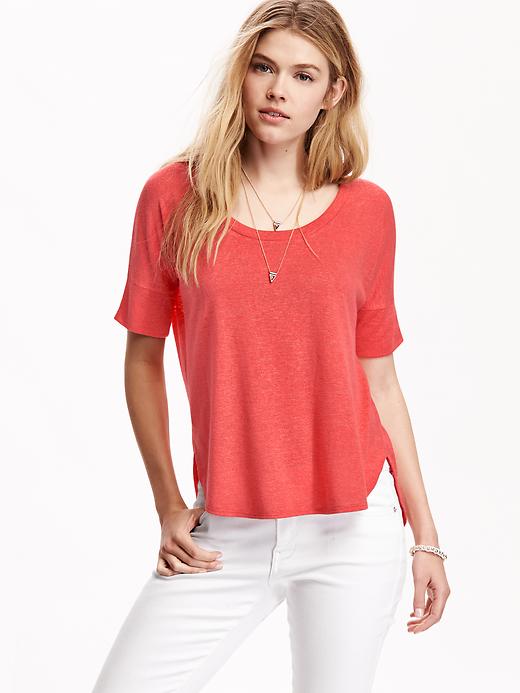 Sweater-Knit Short-Sleeve Top | Old Navy