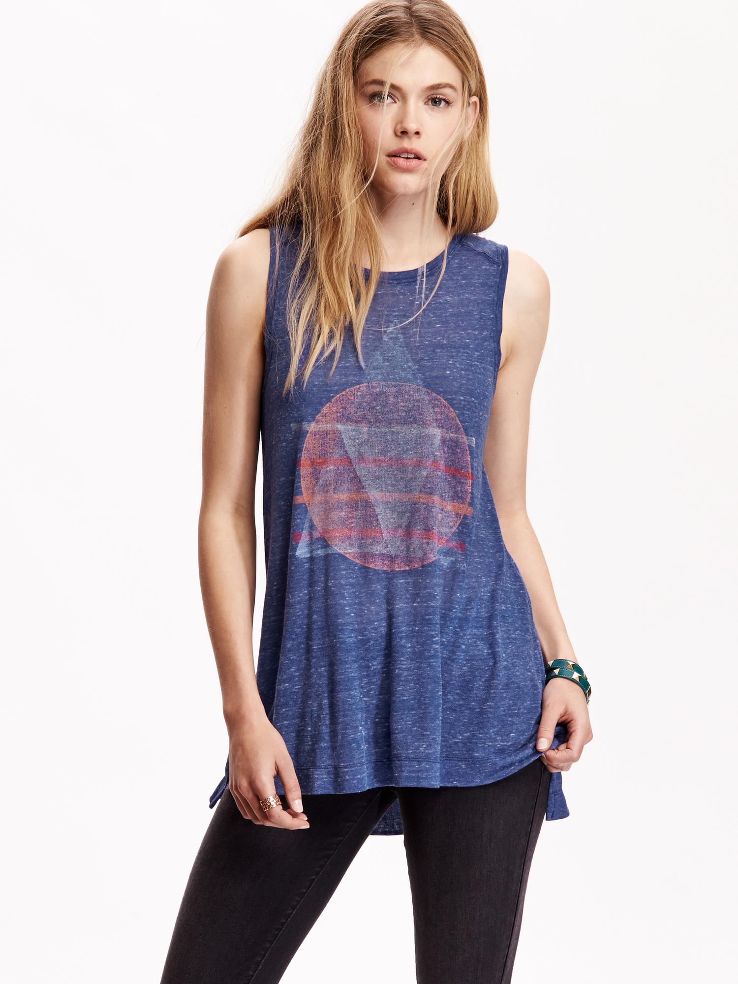 Graphic Muscle Tee Old Navy
