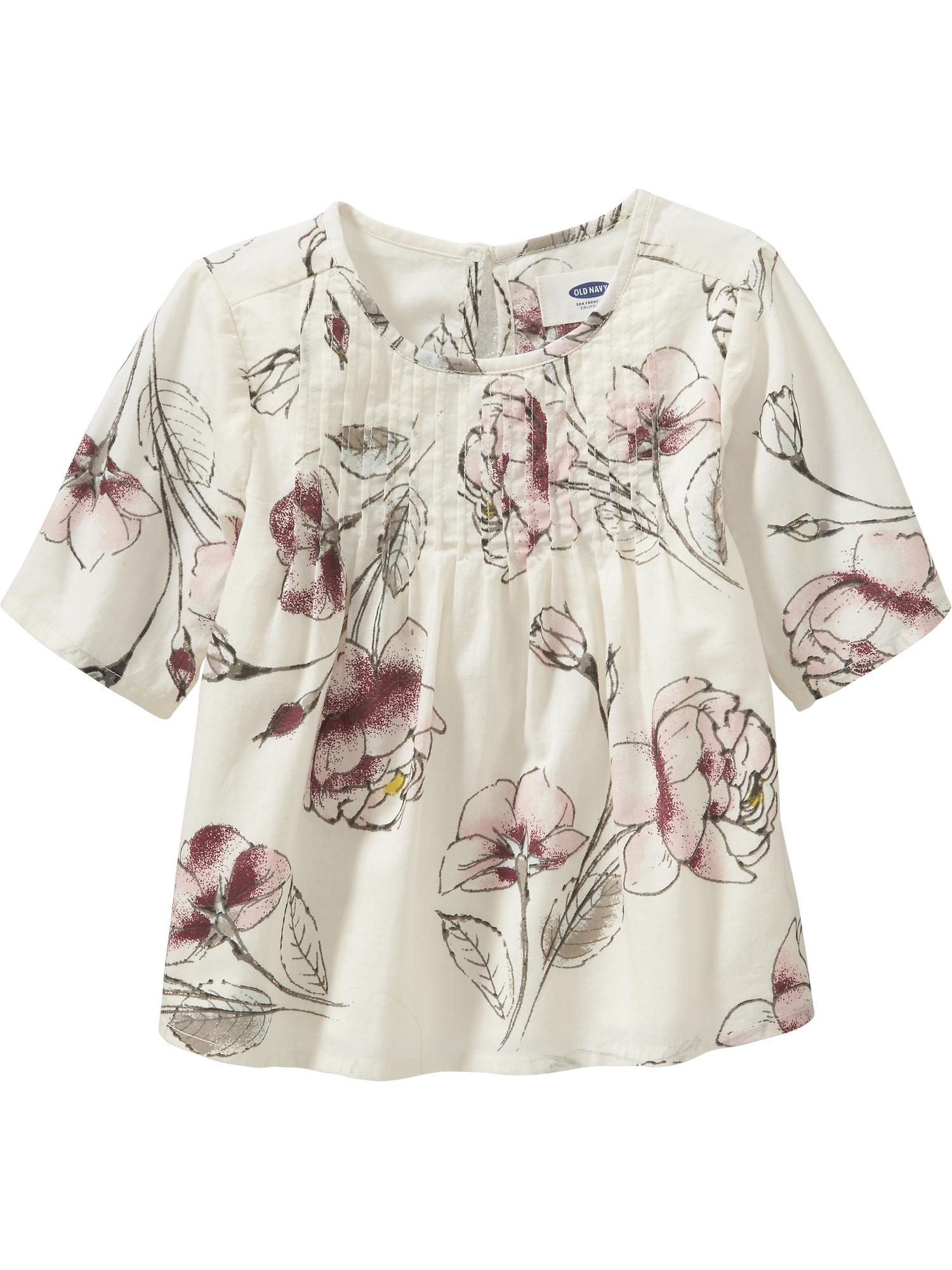 Floral Pin-Tuck Top for Baby | Old Navy