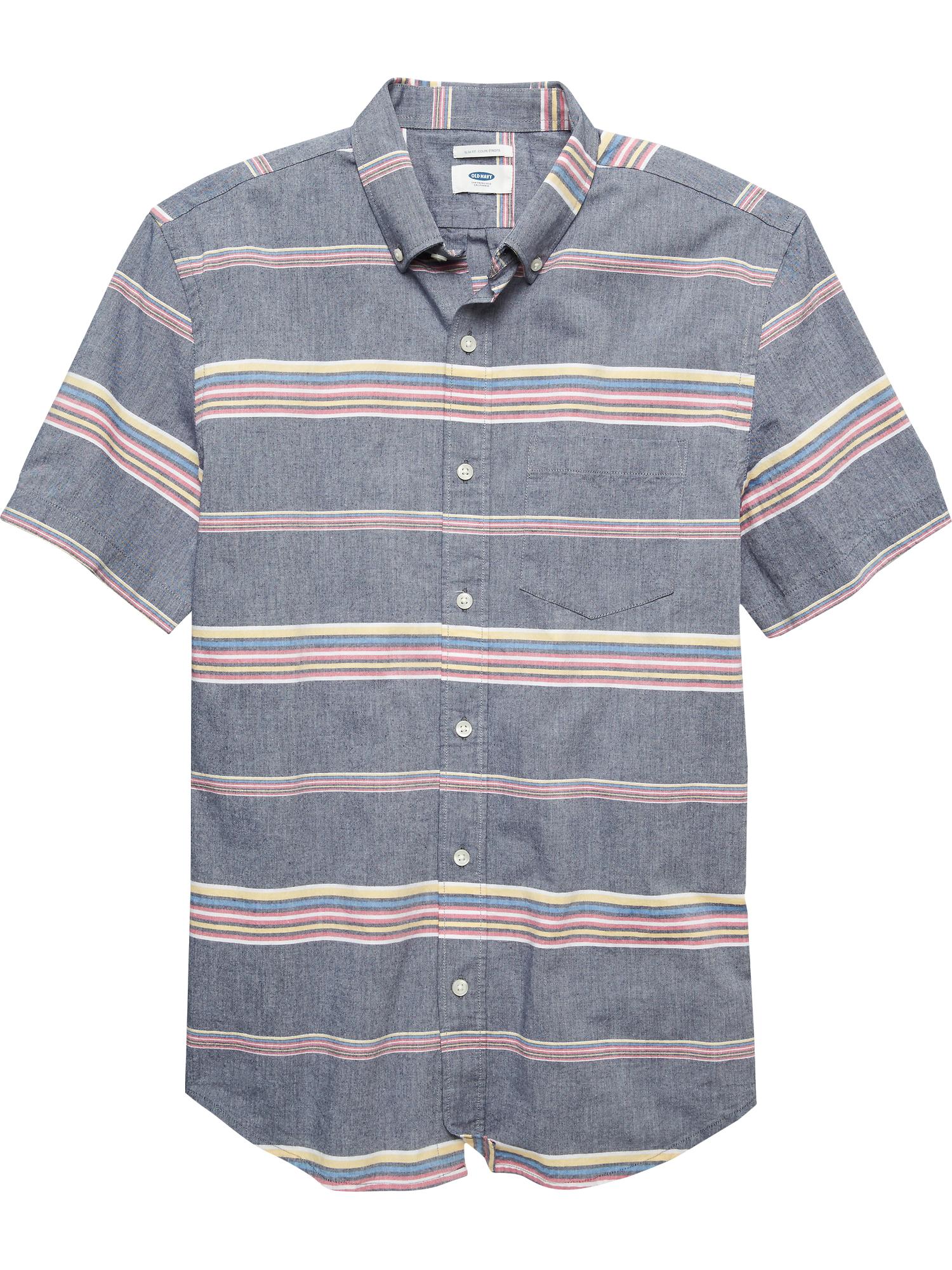 Slim-Fit Short-Sleeve Shirts | Old Navy