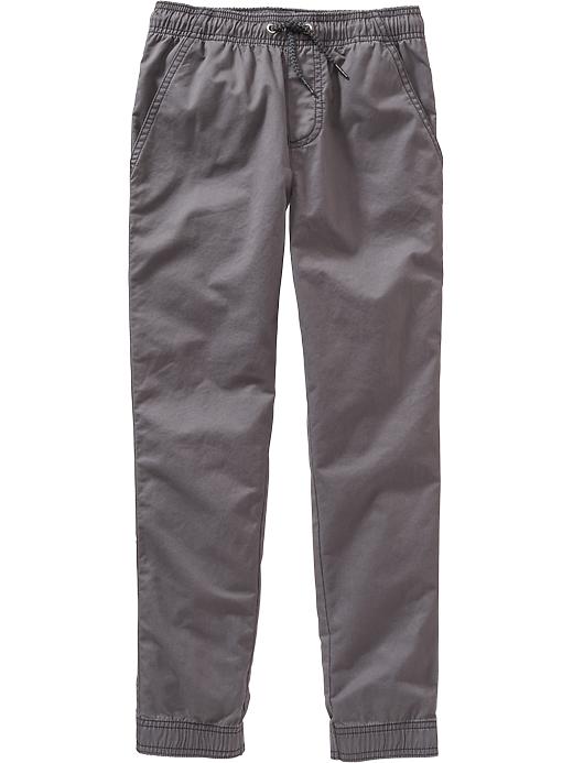 Boys Twill Joggers | Old Navy