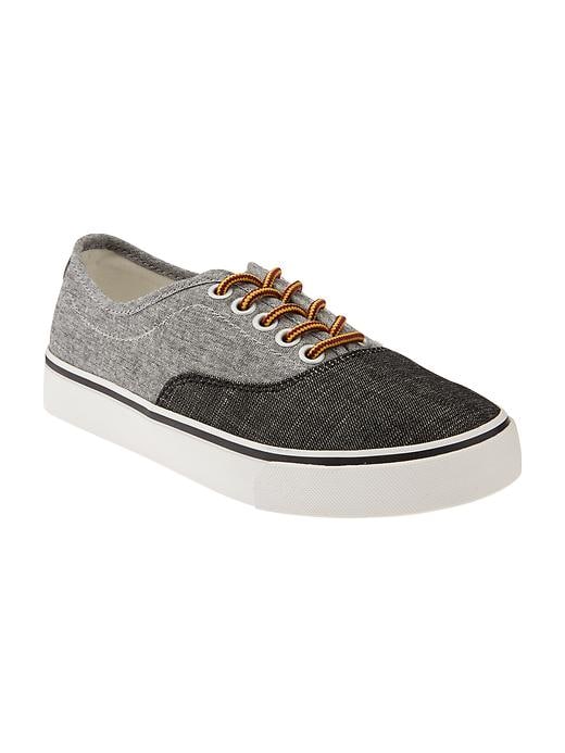 Canvas Lace-Up Sneakers | Old Navy