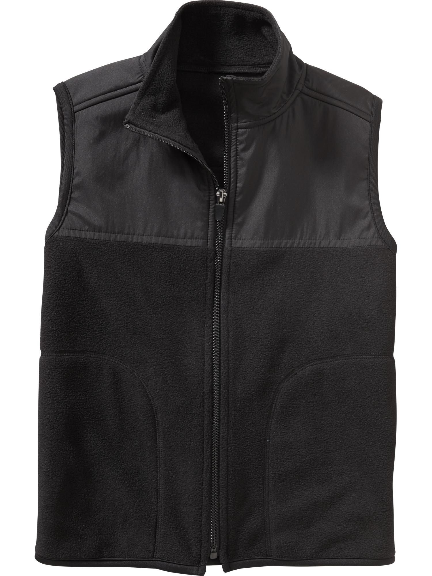 Men's fleece outlet vest old navy