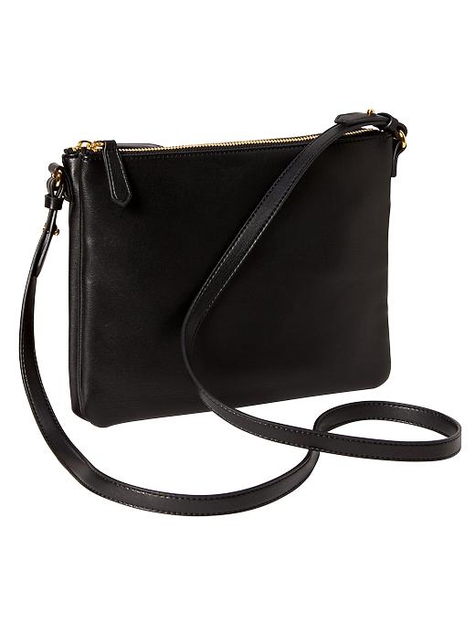 View large product image 1 of 2. Large Dual-Zip Crossbody Bag for Women