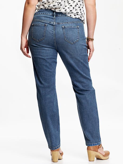 View large product image 2 of 2. Universal Mid-Rise Plus-Size Skinny Jeans