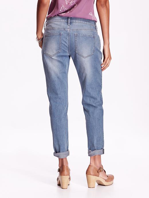 View large product image 2 of 3. Boyfriend Skinny Ankle Jeans